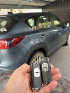 2015 Mazda CX5, smart key, Watsonia — car key replaced on site by Budget Auto Keys