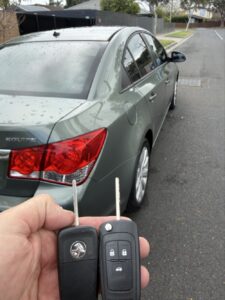 2015 Holden Cruze, Cheltenham — car key replaced on site by Budget Auto Keys