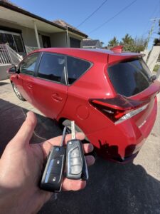 2015 Toyota Corolla, Avondale Heights — car key replaced on site by Budget Auto Keys