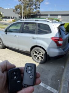 Subaru Forester, smart key, Bundoora — car key replaced on site by Budget Auto Keys