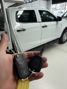 2023 Isuzu D-MAX, spare key, Springvale — car key replaced on site by Budget Auto Keys