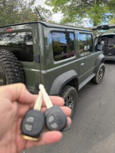 2021 Suzuki Jimny, spare key, Kew — car key replaced on site by Budget Auto Keys